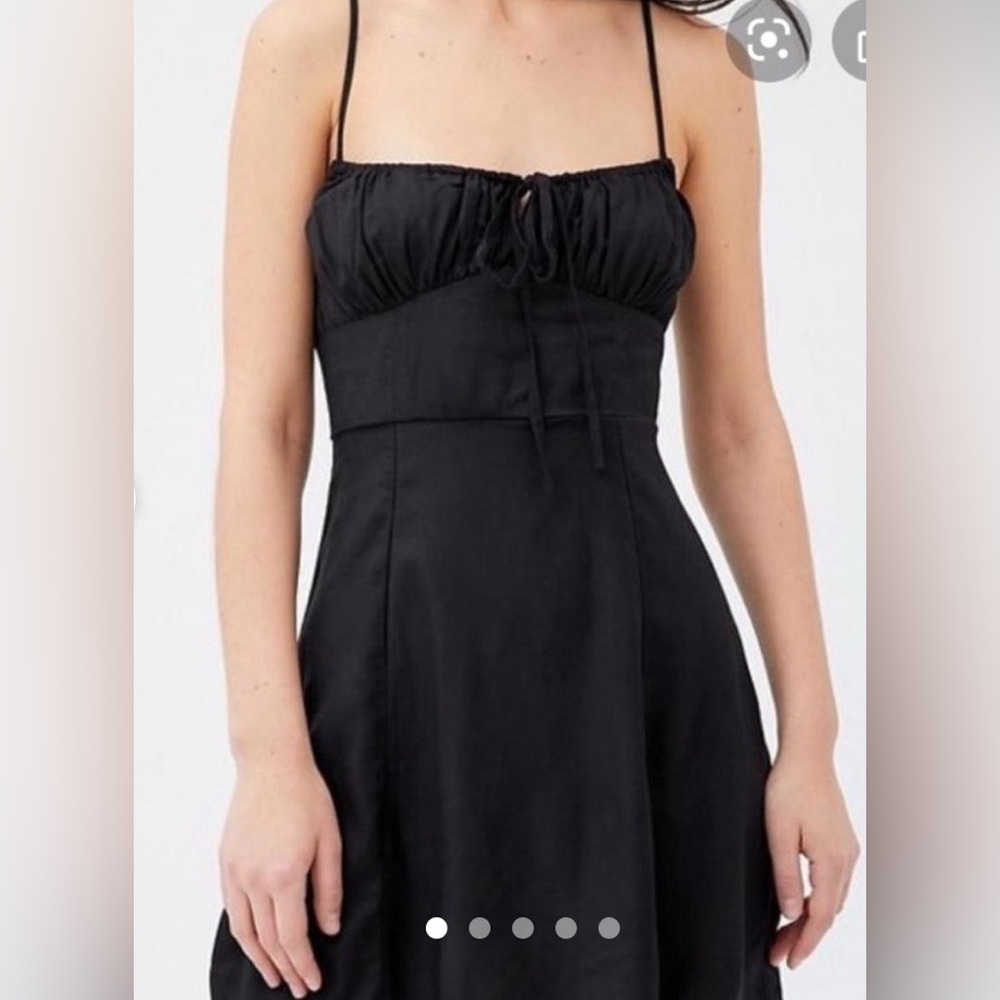Urban Outfitters Black Spaghetti Strap Mini Dress